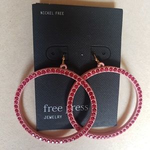 NWT Free Press pink earrings